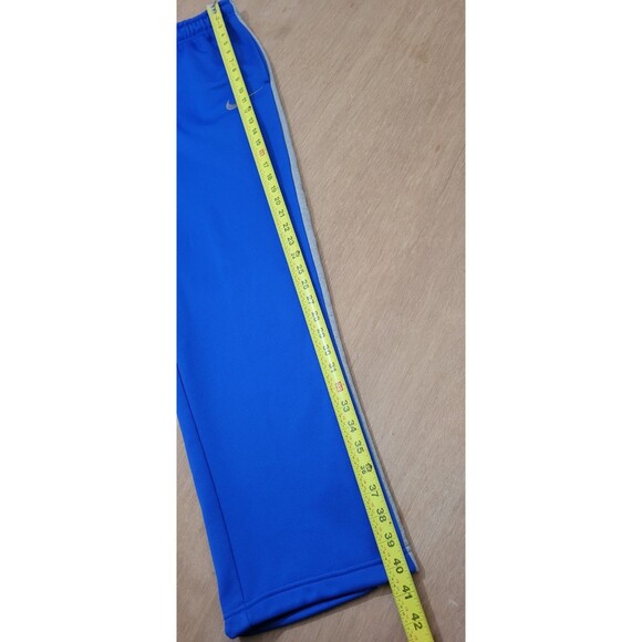 Nike Therma-fit Fleece Sweatpants Size Large Men's Gray & Blue Nike Swoosh Logo - Picture 13 of 16